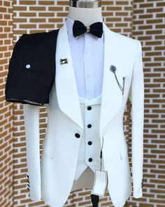 Leonardo Fashion White Shawl Lapel Jacquard One Button Wedding Suits White Shawl, Tuxedo Wedding, Fashion White, Tuxedo For Men, Tuxedos, Wedding Suits, Shawl, Online Shop, Shop Now