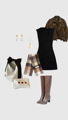 Realistic Outfits, How To Have Style, Nyc Fits, Boots Dress, Perfect Fall Outfit, Autumn Fits, Paris Outfits, Outfit Fall