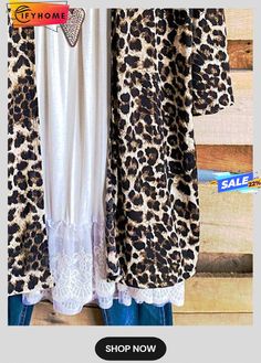 Leopard Long Sleeve Casual Cardigan Casual Outerwear, Casual Cardigans, Unique Designers, Winter Casual, Long Sleeve Casual, Cotton Blend, Long Sleeve, Fashion Design, Clothes