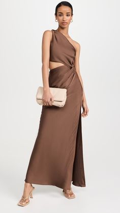 MISHA Kristin Dress | Shopbop Classic Color Palette, Backless Bra, Stretch Satin, China Fashion, Dress Codes, All About Fashion, Formal Wear, Satin Fabric, New Arrivals