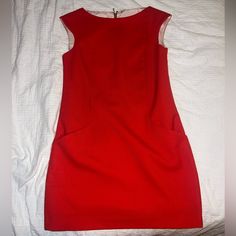 Condition: Nwot Color: Red Size: 2 ( Xs ) Brand: Kate Spade Red Mini Dress For Work, Red Mini Dress For Work In Spring, Red Mini Dresses For Work, Red Mini Length Dresses For Work, Red Mini Length Dress For Work, Red Mini Dress For Spring Workwear, Fitted Kate Spade Dress For Work, Red Sheath Mini Dress For Formal Occasions, Kate Spade Fitted Dress For Work