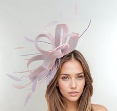 Lilac Lavender Baby Pink Womens Kentucky Derby Royal Ascot Fascinator Hat Garden Tea Party Wedding Headband Cocktail Statement Headpiece Hat Hats By Cressida Kentucky Derby & Ascot Fascinator Hats Laveder Lilac and Baby Pink Regan Sinamay Fascinator Pretty lilac sinamay loops with lilac and pink coque and biot feathers Fascinator hat body measures about 7-8 Inches wide,longer with feathers This lilac eheadpiece is mounted with a matching headband. If you prefer a headband to match your hair, ple Garden Tea Party, Tea Party Wedding, Comfortable Headbands, Lilac Lavender, Feather Fascinators, Fascinator Hat, Tea Party Garden, Fancy Hats, Royal Ascot