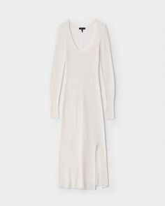 Easy-to-wear and designed to flatter, Sunny is a slim fit dress knit from a textured organic cotton blend. Sun's out-wear this. rag & bone Women's Cotton Dress | Ivory, 2XS (also in XS,S,M,L) Fitted Textured Knit V-neck Dresses, Fitted Textured Knit Dress With V-neck, Fitted V-neck Textured Knit Dresses, Ribbed Cotton Fall Dresses, Spring Fitted Cotton Sweater Dress, Cotton Fitted Midi Dress For Loungewear, Loungewear Fitted Cotton Midi Dress, Fitted Cotton Sweater Dress For Fall, Women Cotton Dress