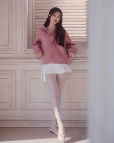 Jang Wonyoung Ive, Pastel Outfit, Ive Wonyoung, Pink Pilates, Won Young, Love Dive, Pink Jacket, Korean Celebrities, 가을 패션