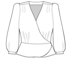 the front view of a women's jacket with an asymmetrical design