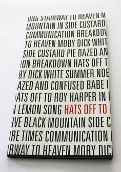 a book with words written on it and the title in red, black and white