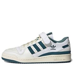 Adidas originals Forum 84 Low OG Noble Green GX4536 Copenhagen Clothes, Shell Glasses, Adidas Forum Low, Basketball Style, Forum Low, Adidas Forum, Low Shoes, White Shoes Sneakers, Limited Edition Sneakers