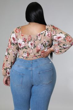 V-neck Rayon Tops For Spring, Casual Rayon Peasant Top For Spring, Casual Rayon Crop Top For Day Out, Flowy Casual Spring Crop Top, Fitted V-neck Peasant Top Casual, Fitted V-neck Peasant Top, Trendy Floral Print Rayon Top, Sweet Top, Denim Skirt