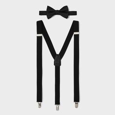 Complete your look with a touch of dimension and style with this Herringbone Stretch Suspenders from Goodfellow & Co™. The herringbone suspenders boast a Y-shaped design at the back along with a bow tie, adding a dash of timeless charm to your ensemble. The suspenders have stretch that provides flexibility as you take on your busy day. Whether you’re rocking a suit or getting ready for a wedding, this suspenders and bow tie set will be a go-to pick for any occasion. Goodfellow & Co™: Where style Classic Adjustable Belts And Suspenders For Summer, Classic Suspenders For Suit And Tie At Party, Modern Fitted Black Suit And Tie Accessories, Classic Adjustable Belts And Suspenders For Party, Classic Black Belts And Suspenders For Party, Elegant Black Belts And Suspenders For Party, Elegant Adjustable Belts And Suspenders For Work, Classic Fitted Suit And Tie Accessories With Suspenders, Modern Black Belts And Suspenders For Work