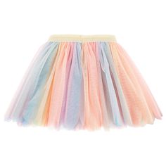 Transform your little one into a fairy princess with this Dress Up Tutu! Perfect for sprucing up your cutie's dress-up box, this tutu is as comfy and cozy as it is magical and majestic. Ready for a world of make-believe? Let the dress-up fun begin! Shimmering accents Scalloped edge Comfortable elastic waistband Fits sizes 4T-6 100% polyester microfiber Hand wash, air dry Pink Tulle Tutu Dress For Playtime, Playful Rainbow Tulle Tutu Dress, Whimsical Rainbow Tulle Tutu Dress, Cute Tulle Tutu Dress For Playtime, Whimsical Multicolor Tulle Tutu Dress, Whimsical Multicolor Tulle Fairy Dress, Rainbow Playful Tutu Dress For Dress-up, Playful Rainbow Tutu Dress For Dress-up, Playful Tulle Tutu Dress For Playtime