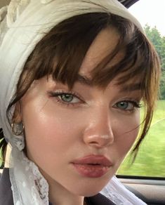 Girls Makeup, Aesthetic Makeup, Beauty Face, Pretty Face, Head Scarf, Aesthetic Girl