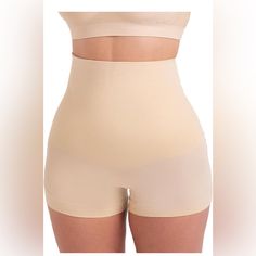 Shapermint Shapewear Shorts - High Compression Shapewear For Women Tummy Control - Boy Shorts For Women New With Tags Shapewear Bottoms For Loungewear With Soft Touch, Soft Touch Shapewear Bottoms For Loungewear, Loungewear Shapewear With Short Leg, High Waist Shapewear For Loungewear, Shaping Beige Bottoms For Loungewear, Beige Shaping Bottoms For Loungewear, Beige Shaping Shapewear For Loungewear, Boy Shorts For Women, Compression Shapewear