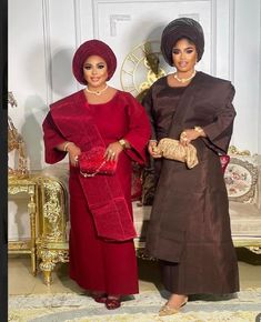 aso oke  wrapper and blouse Elegant Red Sets, Elegant Agbada For Wedding With Traditional Drape, Elegant Festive Agbada With Traditional Drape, Elegant Wedding Agbada With Traditional Drape, Elegant Agbada For Eid Festivities, Traditional Wedding Guest Set For Eid, Elegant Agbada For Party And Festive Occasions, Engagement Outfits Women, Aso Oke Iro And Buba