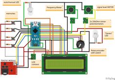 the wiring diagram for an electronic device