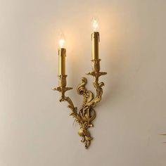 French Lamps Vintage, Ethereal Room, Antique Wall Sconces, Vintage Wall Lamps, Victorian Wall Sconces, Gold Sconces, Brass Wall Sconces, French Lamp