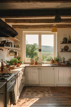 the kitchen is clean and ready for us to use in the day time as much as possible