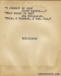 a piece of paper with writing on it that says, i changed my mind about heaven what would it be?