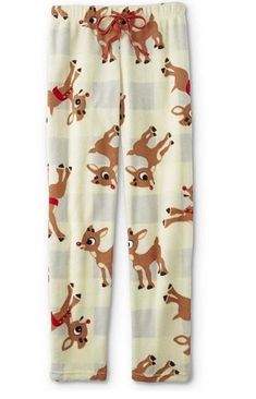 RUDOLPH the Red Nosed Reindeer Pajama Pants Women's Large L NeW Pajamas Pjs NWT Rudolph And Clarice, Fuzzy Pj Pants, Fuzzy Pajama Pants, Christmas Pj Pants, Reindeer Pajamas, Christmas Pajama Pants, Rudolph The Red Nosed Reindeer, Christmas Pj, Cute Pjs