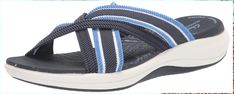 Clarks Women's Mira Isle Slide Sandal Textile Medium, Clarks Sandals, Summer Slide, Comfy Sandals, Ecco Shoes, Clarks Women's, Synthetic Rubber, Clarks Shoes