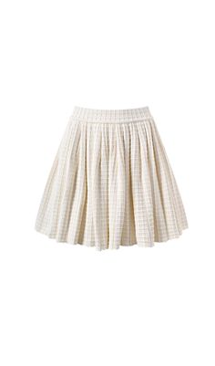 Say hello to your new favorite skirt! Our Cream Knitted Mini Skirt is not only stylish, but also comfortable and versatile. You can dress it up or down, and the soft knit fabric will keep you cozy all day long. Time to add a touch of cream to your wardrobe! Main: 54% Polyester 20% Cotton 12% Viscose 6% Polyamide 5% Wool 3% Metallicfiber (Exclusive Of Decorative Sequins) Colour may vary due to lighting on images. The product images (without model) are closest to the true colour of the product.Item runs true to size chart and is cut to suit our size chart. Please refer to our size chart for the best fit. Do not size up or down. Chic Knit Skirt With Lined Skirt, Chic Knit Skirt With Lined Detail, Chic Full Skirt In Cream Color, Chic Cream Full Skirt, Chic Full Cream Skirt, Knit Mini Skirt For Spring, Spring Knit Mini Skirt, Beige Tiered Cotton Mini Skirt, Beige Cotton Tiered Mini Skirt