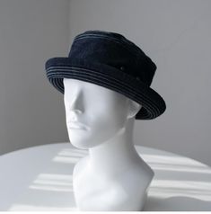 This Custom Denim Cloche Hat is crafted with high-quality denim material for a strong and durable construction. Its unique design is perfect for adding a unique, stylish touch to your wardrobe. Material: 100% linen Adult size: M:size is about 56- 58 cmL: size is about 58-60 cmCustom: Please DM for any custom order. Custom Bucket Hats, Leather Beret, Knit Beret, Mens Sun Hats, Personalized Hats, Hat Beret, Hat Custom, Custom Denim, Hat For Men