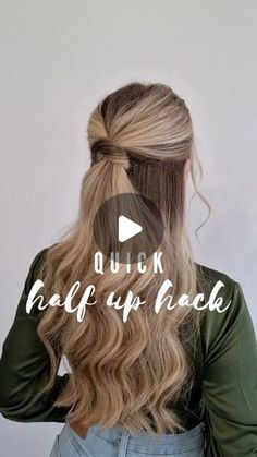 Diy Hair Half Up Half Down, Easy Diy Half Up Hairstyles, Half Up Half Down Hairstyles Slick, Half Up Half Down Hair For Work, Easy Wedding Hairstyles Do It Yourself Half Up, Diy Half Up Half Down Hairstyles, Half Up Half Down Hairstyles Tutorials, Easy Wedding Guest Hairstyles Medium, Easy Half Up Half Down Hairstyles Formal