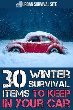 What would you do if you were trapped in your car during a winter storm? Would you have the survival items you need until help arrives? Here's a list of survival items to keep in your car at all times, especially in the winter. Prepper Supplies, Space Blanket, Home Electrical Wiring, Handy Man, Winter Car, Homesteading Skills