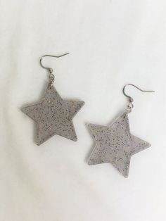 Sparkle Star Earrings – retroelo Earrings Ideas, Pink Acrylic, Pink Acrylics, Pink Sparkle, Sparkle Earrings, Star Earrings, Silver 925, Sterling Silver Earrings, Jewelry Box