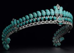 Cartier Tiara, Turquoise Tiara, Vintage Fine Jewelry, Sparkly Things