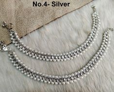 * Adjustable light weight silver crystal pair of anklets/payal jewelry. *Comfortable & Light in weight. *Size- 10 inches (Length) Silver Tilla Anklets For Festive Occasions, Traditional White Anklets With Silver Beads, Festive Silver Tilla Anklets, Silver Beaded Anklets For Wedding, Silver Wedding Anklets With Silver Beads, Wedding Silver Beaded Anklets, Anklets Indian, Jewellery Traditional, Bridal Anklet