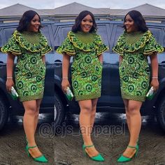 Ankara Short Gowns Classy Corporate, Elegant Ankara Dresses Shift, Ankara Short Gowns Classy Office, Short African Dresses Lightinthebox, Short African Dresses Church, Cheap Traditional Short Sleeve Dresses, Summer Party Ankara Midi Dress, Summer Party Midi Dress In Ankara Fabric, Green Ankara Party Dress