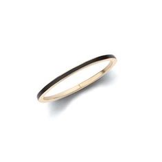 Superfine Ring - Nora Kogan Elegant Gold Stackable Rings With Enamel, Elegant Gold Stackable Enamel Rings, Elegant Yellow Gold Enamel Stackable Rings, Elegant Gold Enamel Stackable Rings, Minimalist Yellow Gold Enamel Ring For Formal Occasions, Elegant Enamel Stackable Rings, Classic Black Enamel Ring In 14k Gold, Bubblegum Pink, Pink Black