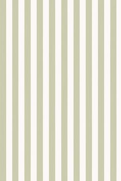 a white and green striped wallpaper with vertical stripes