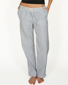 Pinstripe White and Navy Trouser – Tom's Trunks Toms Trunks, Pinstripe Trousers, Clothes Wishlist, Classic Trousers, Linen Trousers, Out And About, Pitcairn Islands, British Indian, Lounge Pants