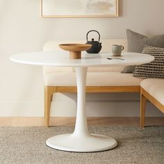 This word gets thrown around a lot these days, but in this case, "iconic" is appropriate. The Hendrick table has the sauve swoops of the Atomic "Tulip" design, but has been updated with contemporary wood stains. Tulip Table With Banquette, White Tulip Table Dining Room, White Tulip Dining Table, White Oval Dining Table, Marble Tulip Table, White Tulip 42 Inch Dinning Table, White Round Dining Table, Bistro Dining Table, Tulip Dining Table