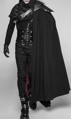 Masc Goth, Knight Outfit, Star Core, The Mask Costume, Prince Clothes, King Outfit, Warrior Outfit, Outfit Aesthetic, Fantasy Clothing