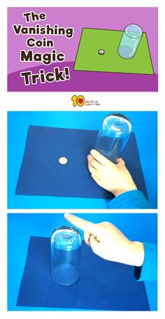 an image of a person making a trick with water in a jar and another hand holding a