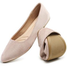 PRICES MAY VARY. 【Casual Style】: Classic nude black/grey color enable these flats shoes to be WORKING GAL GO TO SHOES. Just slip them on and go! 【Buttery Soft】: We use skin-friendly suede upper to make these ballet flats, plus enough padding on the bottom, giving you buttery soft wearing experience. Bringing cute and comfortable flats to our customers is HEAWISH’s constant pursuit! 【Goes With Any Decoration】: Basic style goes with every day casual and office wear. You can pair these dress shoes Casual Ballet Flats, Comfortable Ballet Flats, Shoes Nude, Flats Shoes Comfortable, Womens Black Flats, Nude Flats, Black Flats Shoes, Leopard Flats, Flat Dress Shoes