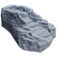 a rock that looks like it is made out of cement