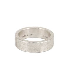 Details: Band width: 6mm Sterling Silver Ring Size: 6.5 Designed and handcrafted in Boulder, Colorado. Todd Reed's Biography & Collection can be found here. Please contact us for general sizing options, special order inquiries, or any other questions. Alchemy Jewelry, Todd Reed, Boulder Co, Boulder Colorado, Latest Jewellery, Jewelry Repair, Custom Jewelry Design, Men's Rings, Pendant Bracelet