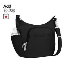 in stock Black Anti-theft Crossbody Bag, Black Bags With Anti-theft Pocket, Versatile Black Anti-theft Shoulder Bag, Black Anti-theft Shoulder Bag For Everyday, Anti-theft Crossbody Bag For Daily Use, Black Anti-theft Shoulder Bag, Anti-theft Crossbody Bag, Black Anti-theft Bags For On-the-go, Classic Bags