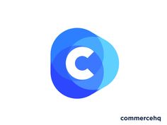 the logo for commecching, which is designed to look like a circle