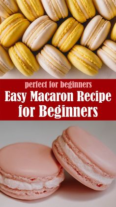 This is an in-depth beginner’s guide to homemade French macarons. You’ll love this step by step guide to making foolproof macarons almost as much as you’ll enjoy eating these delicate French sweets! You can mix and match with whatever macaron fillings you like to make your own perfect French Macaron. Easy Macaron Recipe For Beginners, Foolproof Macarons, Macaron Recipe For Beginners, Easy French Macaron Recipe, Easy Macaron Recipe, Macaron Fillings, French Macarons Flavors, Macaroon Cookies Recipe