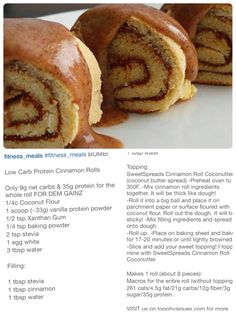 the recipe for cinnamon rolls is shown in this article