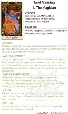 tarot meaning for the magician