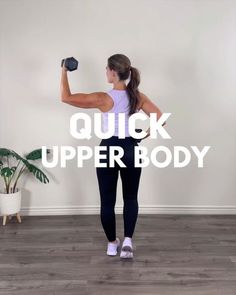 Angie Ward | Fitness & Nutrition Coach on Instagram: "𝙌𝙐𝙄𝘾𝙆 💪 BACK, SHOULDERS, TRICEPS, CHEST, BICEPS (and some bonus CORE too!)

Kickstart your week with some strength training! We all have those days where we don't feel like working out (myself included) but if you commit to even just 10 minutes of focused movement today, it's going to help you build a healthy habit that your body and your brain will thank you for.

⏱️ Set a timer for 45 sec work followed by 15 sec rest. Repeat for a total of 3 rounds and move to the next exercise. For reference, I used a range of 12- 30 lb dumbbells here.

✅ Type 𝙋𝙀𝘼𝙆 and I'll DM you the info to get started on my PEAK PERFORMANCE fitness program (try out the first week for FREE)! 

❤️Angie

#workoutsforwomen #strengthtraining #workoutfromhome Fitness Program, Nutrition Coach, First Week, Fitness Nutrition, Peak Performance, Arm Workout, Your Brain, Workout Programs