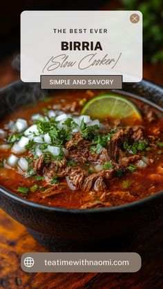 the best ever bbq chicken soup and savory is served in a black bowl