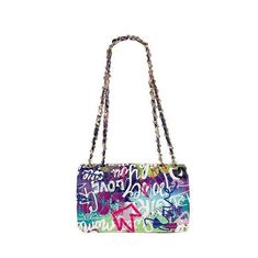 Make your street style look POP with this on-trend Graffiti Bag! Featuring a graffiti print, quilted design and eye-catching rainbow chain, this unique piece adds a touch of rebellious fun to every outfit. Go out with a bang! Smooth Textured PU Leather Twist Lock Closure Middle Zipper Pocket 2 Compartments 9.5(W) X 3(D) X 5.5(H) inch By Purse Plus USA Abstract Letters, Graffiti Bag, Graffiti Prints, Vacation Style, Street Style Looks, Party Fashion, Pink Bag, Quilting Designs, Zipper Pocket