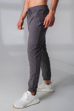 The Prime Jogger is the the perfect jogger whether you are training for a marathon or on a leisurely walk to get groceries. This jogger offers functionality and comfort while also providing a sporty look to add to your wardrobe. Training For A Marathon, Mens Joggers, Athletic Apparel, Sporty Look, Pull On Pants, Jogger Pants, Mens Bottom, Fabric Design, Elastic Waist