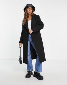 Manteaux par Forever New Il ne vous reste plus qu'à l'enfiler Col cranté Ceinture à nouer Poches latérales Coupe classique Formal Wrap, Outfit Collection, Tailored Jumpsuit, Over Coat, Jeans Street Style, Wrap Coat, Notch Collar, Forever New, Ruffle Top